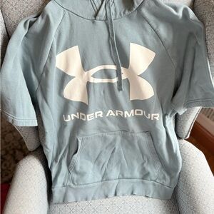 Under Armour Women’s Hoodie - Slate Blue and White